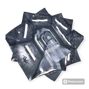 (4) NWOT 16" x 16" Black & White Space Themed Accent Decor Pillow Cases